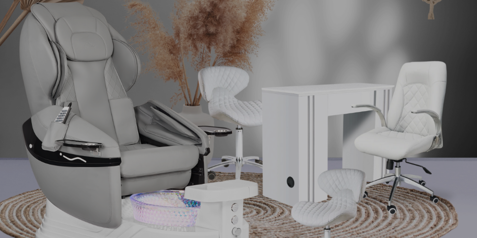 The Elora Pedicure Chair Package Deal: Elegance, Comfort & Value. All in One!