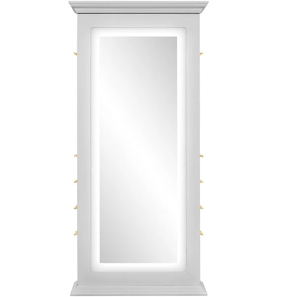 Adonis Single LED Lighted Salon Styling Station