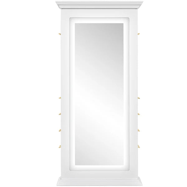 Adonis Single LED Lighted Salon Styling Station