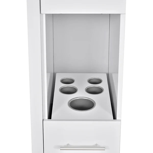 Adonis Single LED Lighted Salon Styling Station