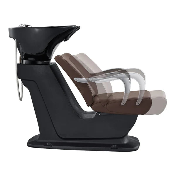 Beckman Salon Shampoo Unit with Adjustable Seat