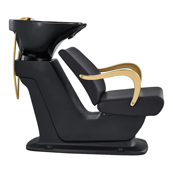 Beckman Gold Shampoo Chair with Adjustable Seat