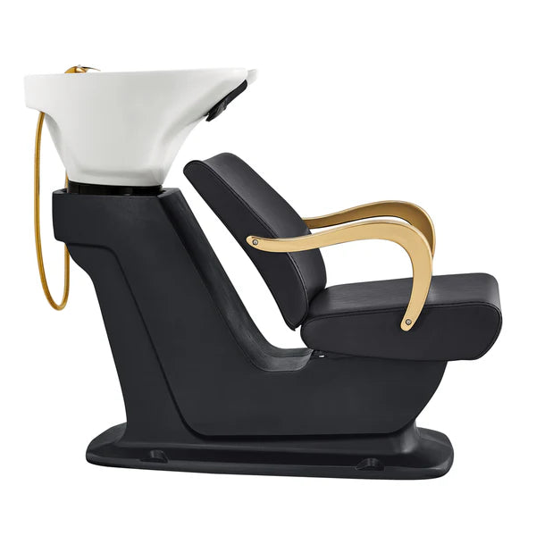 Beckman Gold Shampoo Chair with Adjustable Seat