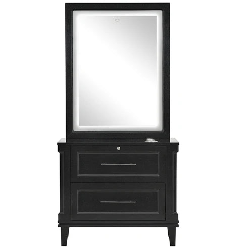 Fairview LED Lighted Salon Styling Station