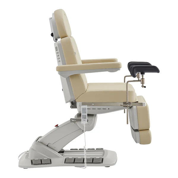 Geneva 4-Motors Exam Table with Stirrups - OB GYN Gynecology