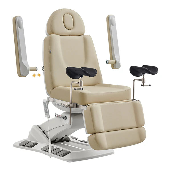 Geneva 4-Motors Exam Table with Stirrups - OB GYN Gynecology