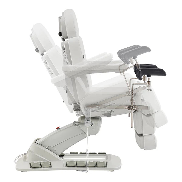 Geneva 4-Motors Exam Table with Stirrups - OB GYN Gynecology
