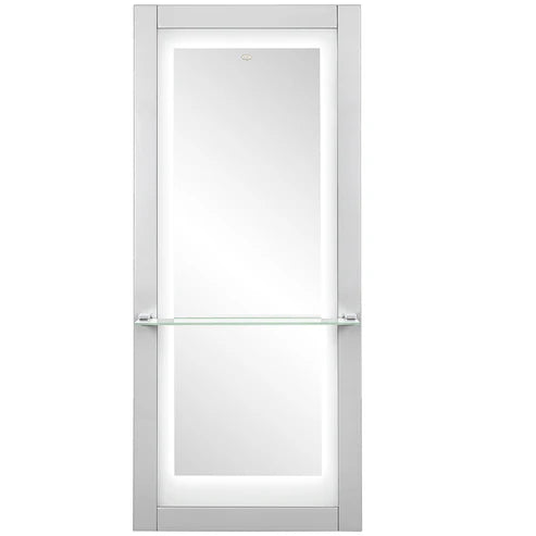 Luna LED Lighted Hair Salon Station and Wall Mirror