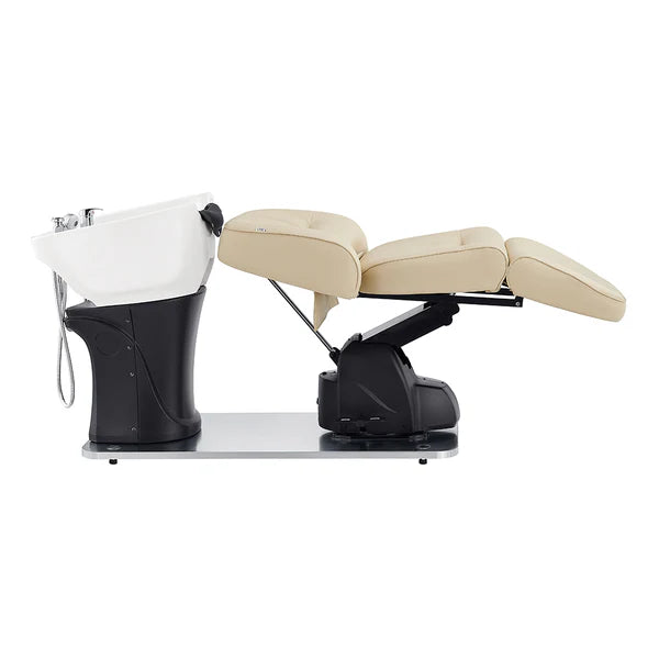 Maximus Spa Salon Reclining Shampoo Bed with Rotating Seat