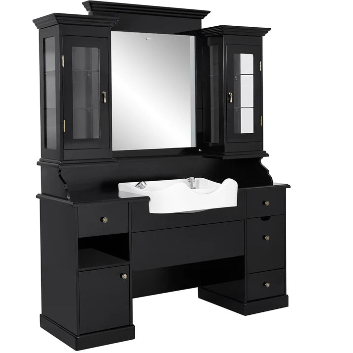 Mohegan LED Barber Front Wash Station