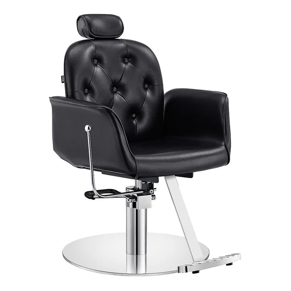 Noir Reclining Hydraulic Salon Chair