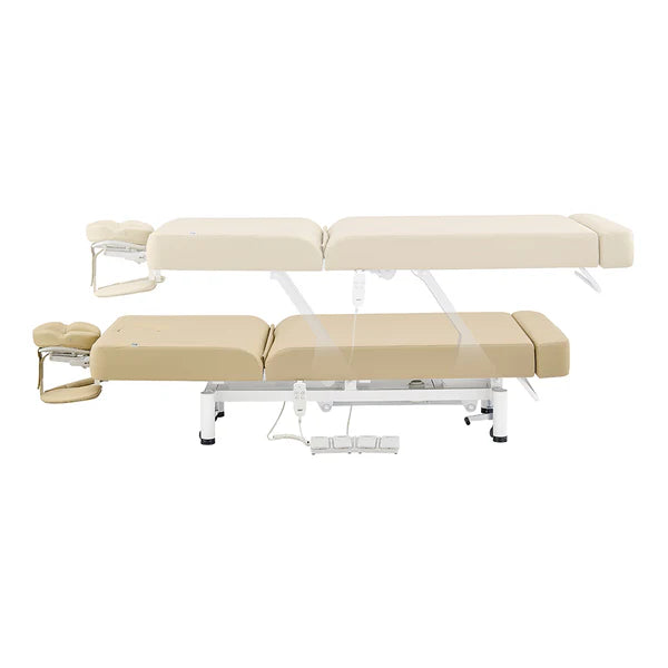 WellRelax 2-Motors Therapy Treatment Table with Tilting Cradle Pillow